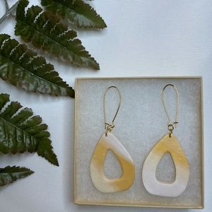 Candy corn polymer clay drops